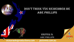 Abe Phillips - Don't think you remember me
