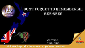Bee Gees - Don't Forget to remember me
