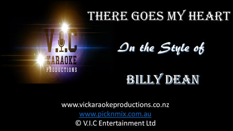 Billy Dean - There goes my heart - Karaoke Bars & Productions Auckland
