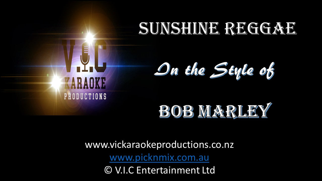 Bob Marley - Sunshine Reggae - Karaoke Bars & Productions Auckland
