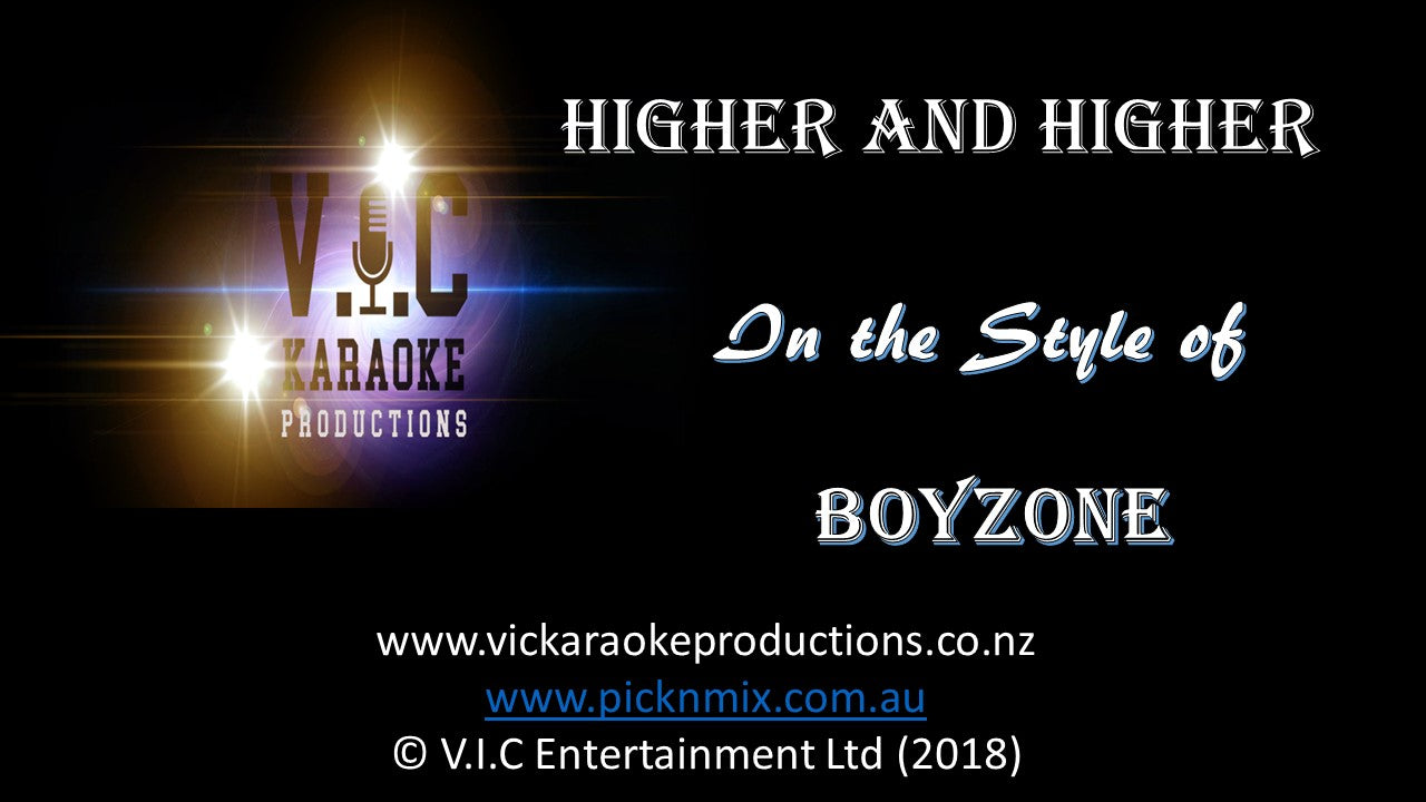 Boyzone - Higher and Higher - Karaoke Bars & Productions Auckland