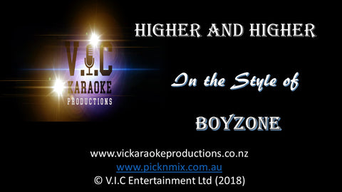 Boyzone - Higher and Higher - Karaoke Bars & Productions Auckland