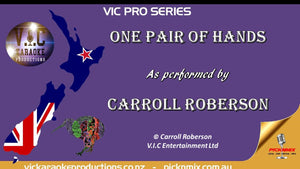 VICPS034 - Carroll Roberson - One Pair of Hands - Karaoke Bars & Productions Auckland