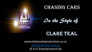 Clare Teal - Chasing Cars - Karaoke Bars & Productions Auckland