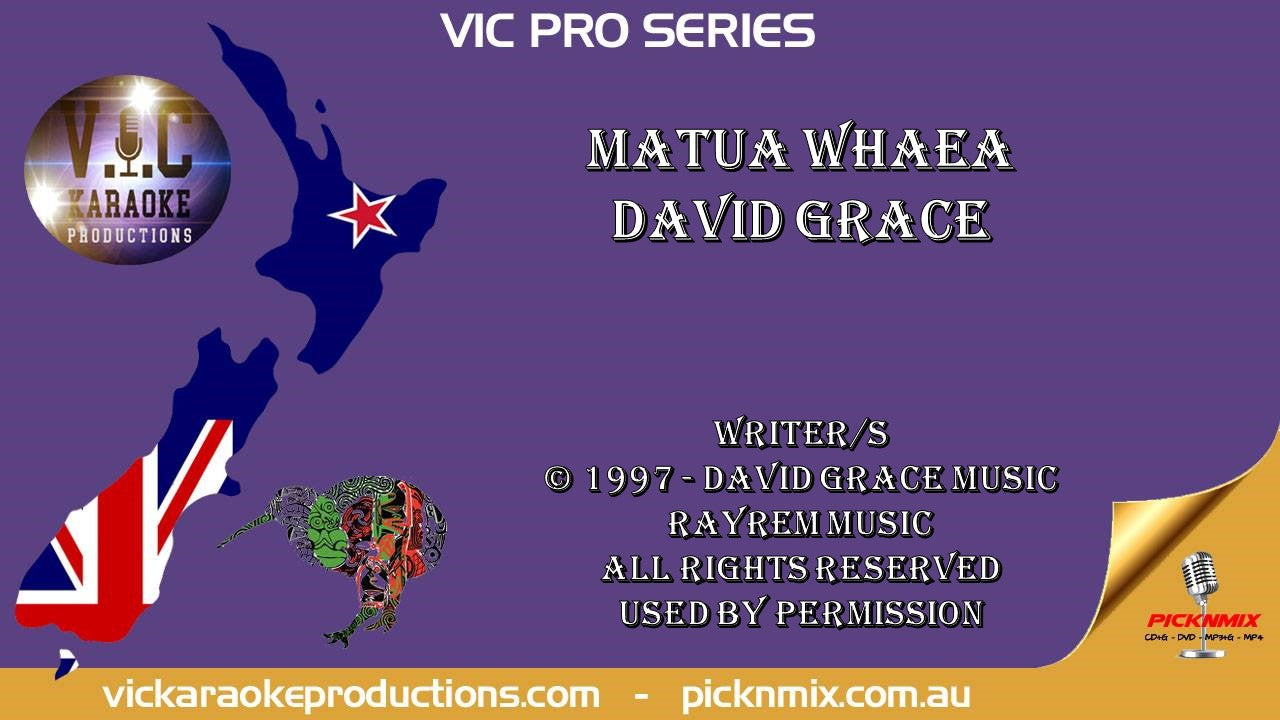 VICPS040 - Matua Whaea - David Grace - Pro Series
