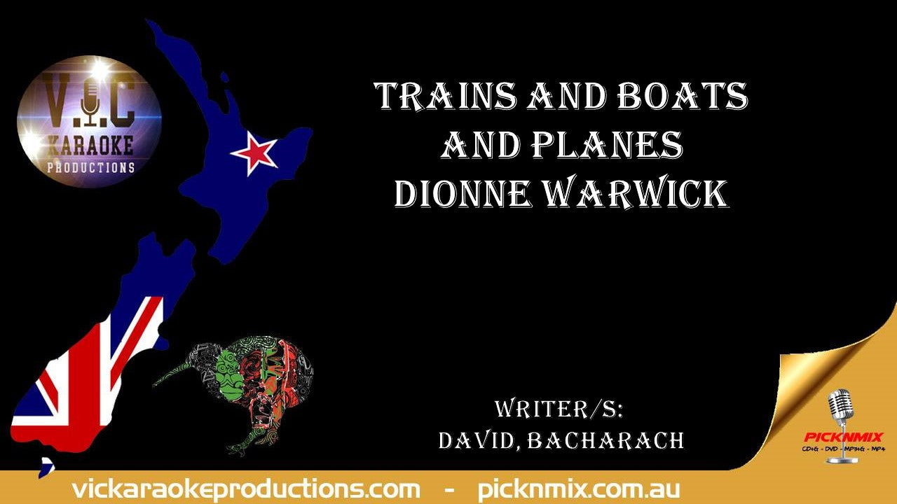 Dionne Warwick - Trains and Boats and Planes