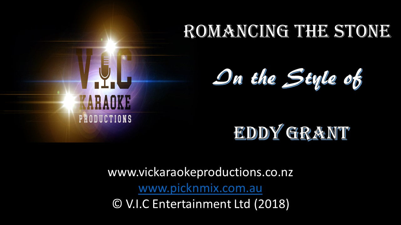 Eddy Grant - Romancing the Stone - Karaoke Bars & Productions Auckland