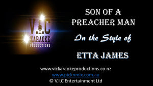 Etta James - Son of a Preacher Man - Karaoke Bars & Productions Auckland
