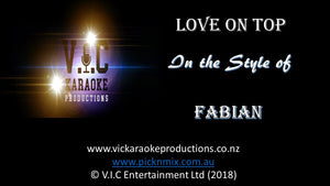 Fabian - Love on Top - Karaoke Bars & Productions Auckland