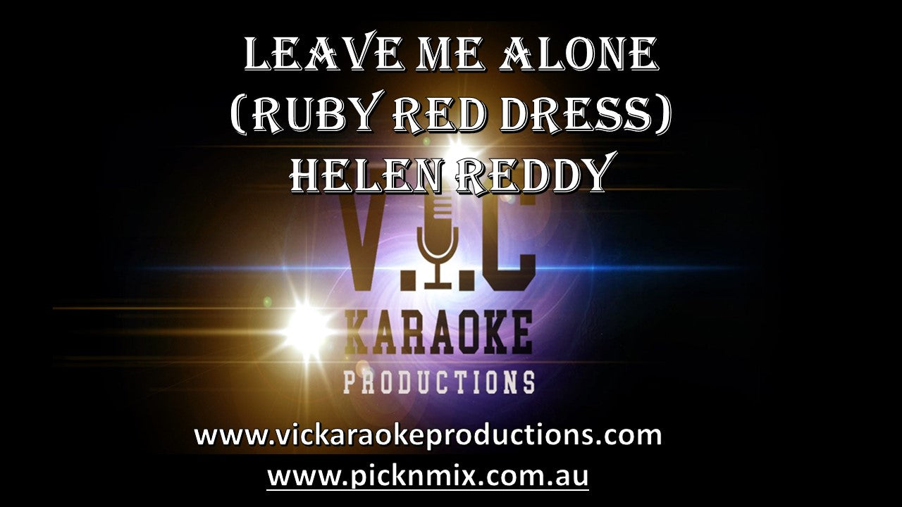 Helen Reddy - Leave me Alone