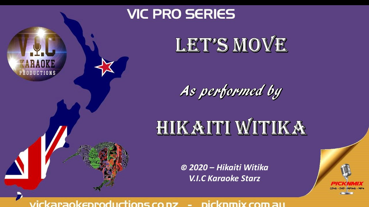 VICPS033 - Hikaiti Witika - Let's Move - Karaoke Bars & Productions Auckland