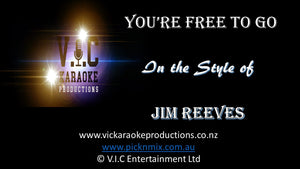 Jim Reeves - You're Free to Go - Karaoke Bars & Productions Auckland