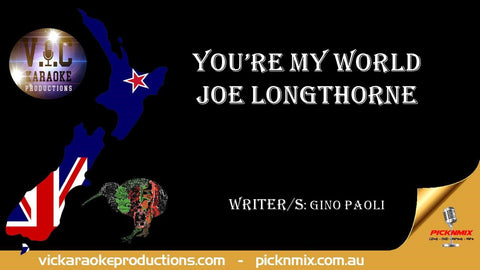 Joe Longthorne - You're my World