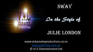 Julie London - Sway - Karaoke Bars & Productions Auckland
