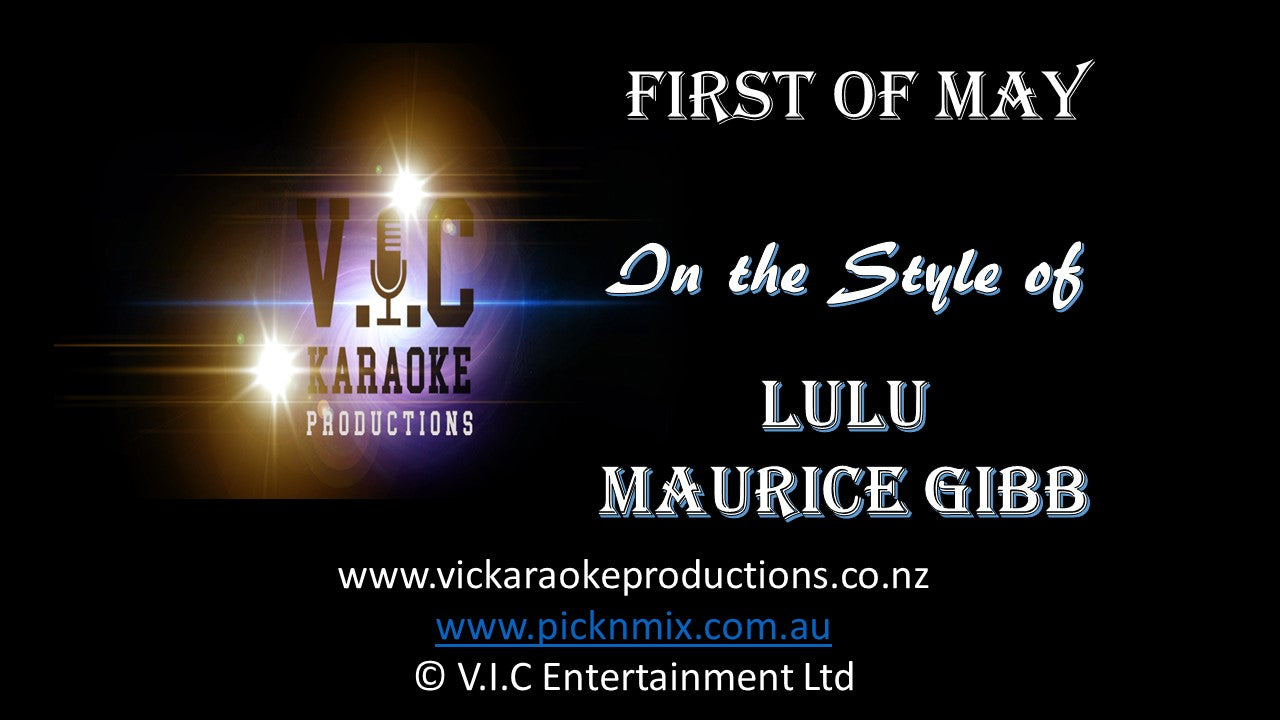 Lulu & Maurice Gibb - First of May - Karaoke Bars & Productions Auckland