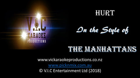 The Manhattans - Hurt - Karaoke Bars & Productions Auckland
