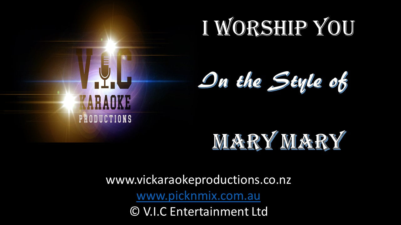 Mary Mary - I Worship You - Karaoke Bars & Productions Auckland