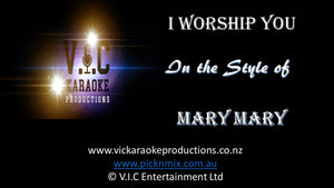 Mary Mary - I Worship You - Karaoke Bars & Productions Auckland