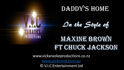 Maxine Brown ft Chuck Jackson - Daddy's Home - Karaoke Bars & Productions Auckland