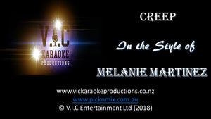 Melanie Martinez - Creep - Karaoke Bars & Productions Auckland