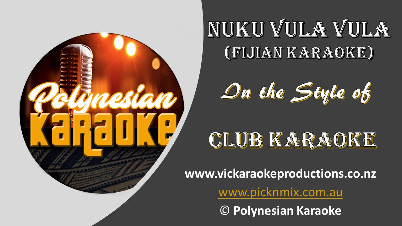 PK008 - Club Karaoke - Nuku Vula Vula - Karaoke Bars & Productions Auckland