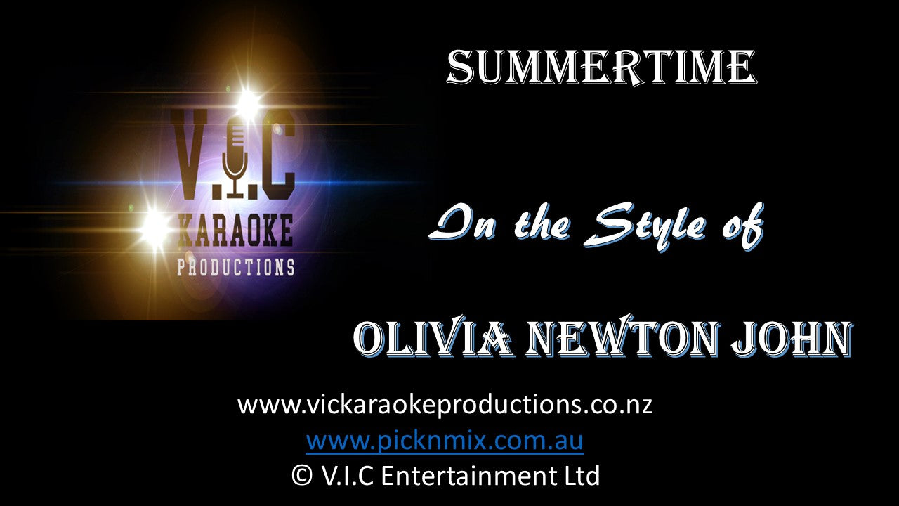 Olivia Newton John - Summertime - Karaoke Bars & Productions Auckland