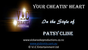 Patsy Cline - Your Cheatin' Heart - Karaoke Bars & Productions Auckland