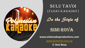 PK020 - Simi Rova - Sulu Tavoi (Fijiian Karaoke)