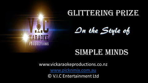 Simple Minds - Glittering Prize - Karaoke Bars & Productions Auckland