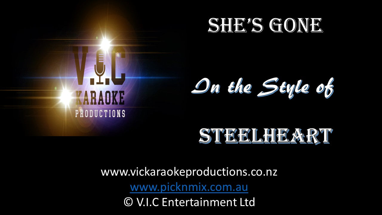 Steelheart - She's Gone - Karaoke Bars & Productions Auckland
