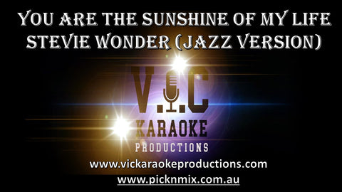 Stevie Wonder - You are the Sunshine (Jazz Version)