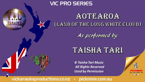 VICPS046 - Taisha Tari - Aotearoa (Land of the Long White Cloud) - Karaoke Bars & Productions Auckland