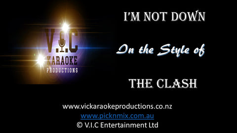 The Clash - I'm not Down - Karaoke Bars & Productions Auckland