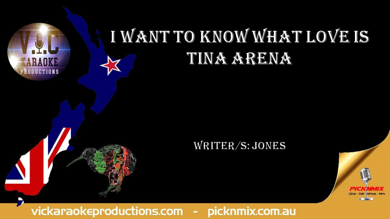 Tina Arena - I want to know what Love is