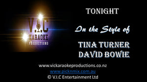 Tina Turner and David Bowie - Tonight - Karaoke Bars & Productions Auckland