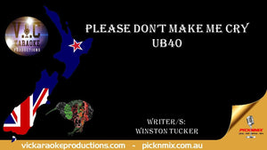 UB40 - Please don't make me cry