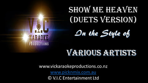 Various Artists - Show me Heaven - Karaoke Bars & Productions Auckland