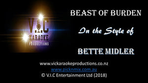 Bette Midler - Beast of Burden - Karaoke Bars & Productions Auckland