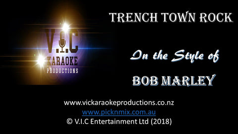 Bob Marley - Trench Town Rock - Karaoke Bars & Productions Auckland