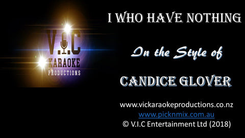 Candice Glover - I who have nothing - Karaoke Bars & Productions Auckland