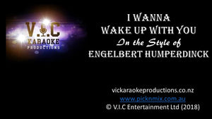 Engelbert Humperdinck - I want to wake up with you - Karaoke Bars & Productions Auckland