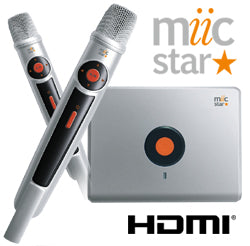 Miic Star MS-62 (Unit Only) includes 2 Microphones - Includes 800 V.I.C Karaoke Productions songs - Karaoke Bars & Productions Auckland