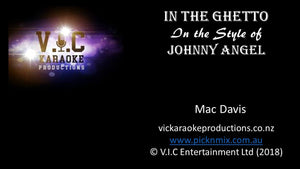 Johnny Angel - In the Ghetto - Karaoke Bars & Productions Auckland