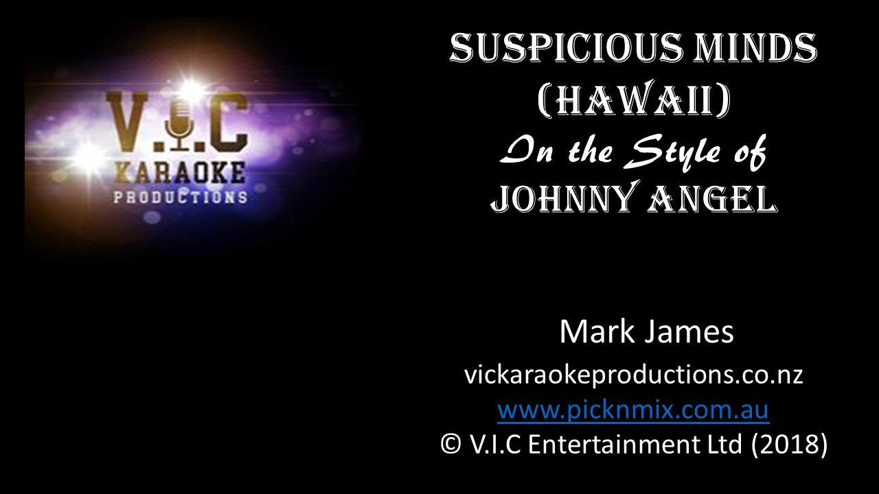 Johnny Angel - Suspicious Minds (Live) - Karaoke Bars & Productions Auckland