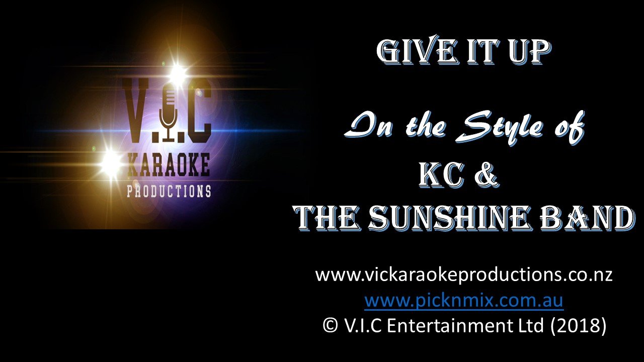 KC & The Sunshine Band - Give it up - Karaoke Bars & Productions Auckland