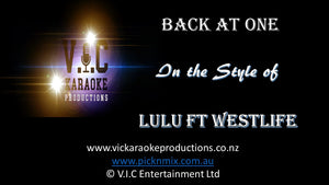 Lulu ft Westlife - Back at One - Karaoke Bars & Productions Auckland