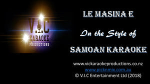 Samoan Karaoke - Le Masina E - Karaoke Bars & Productions Auckland