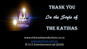 The Katinas - Thank you - Karaoke Bars & Productions Auckland