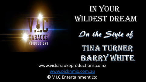 Tina Turner ft Barry White - In Your Wildest Dreams - Karaoke Bars & Productions Auckland
