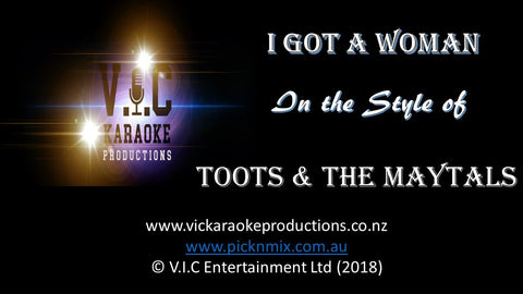 Toots & The Maytals - I got a Woman - Karaoke Bars & Productions Auckland